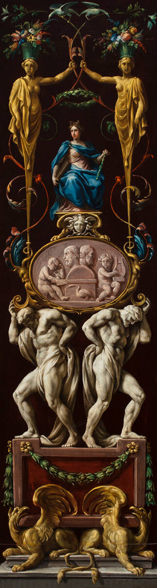 Study for a Composition with Ignudi and Grotesques and an Allegory of Poetry