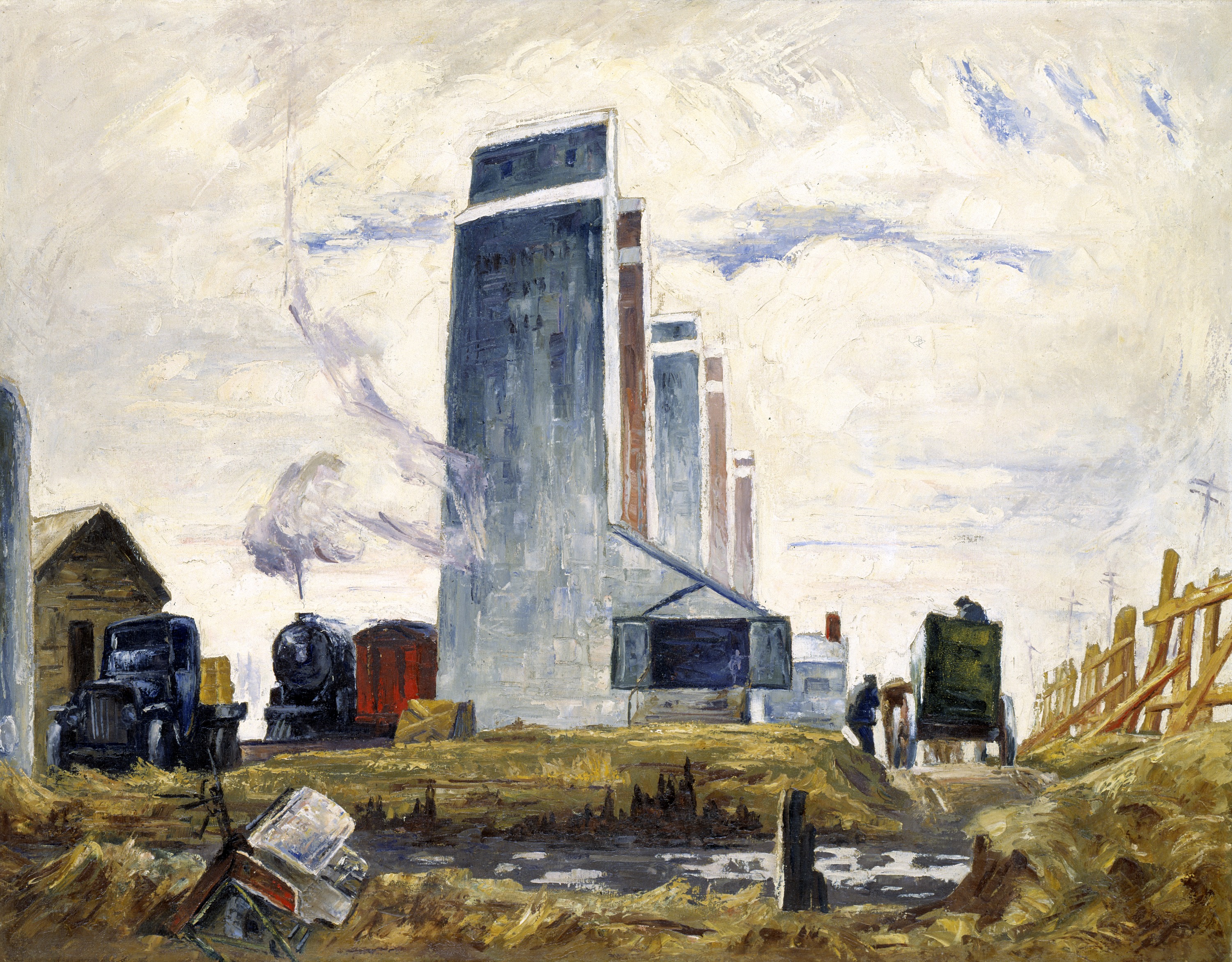 Row of Elevators