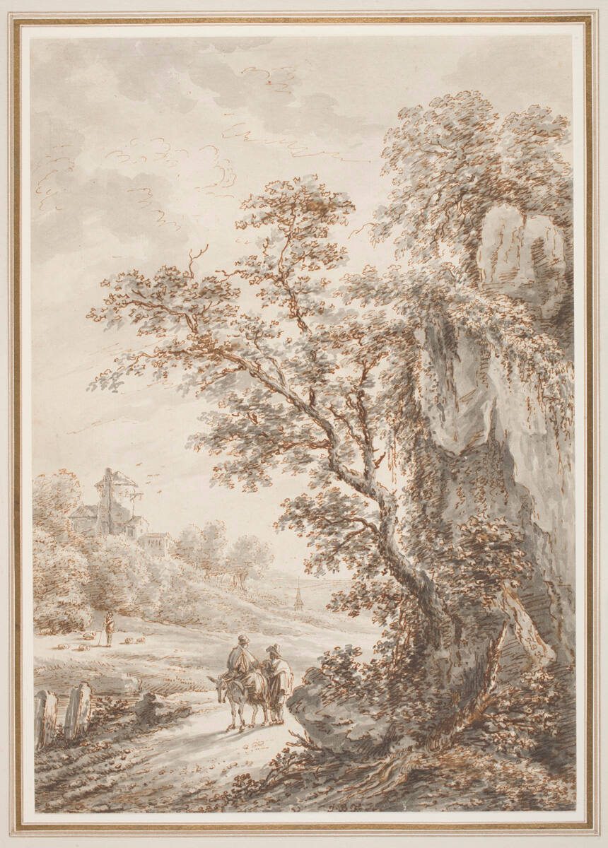 Landscape with Traveler