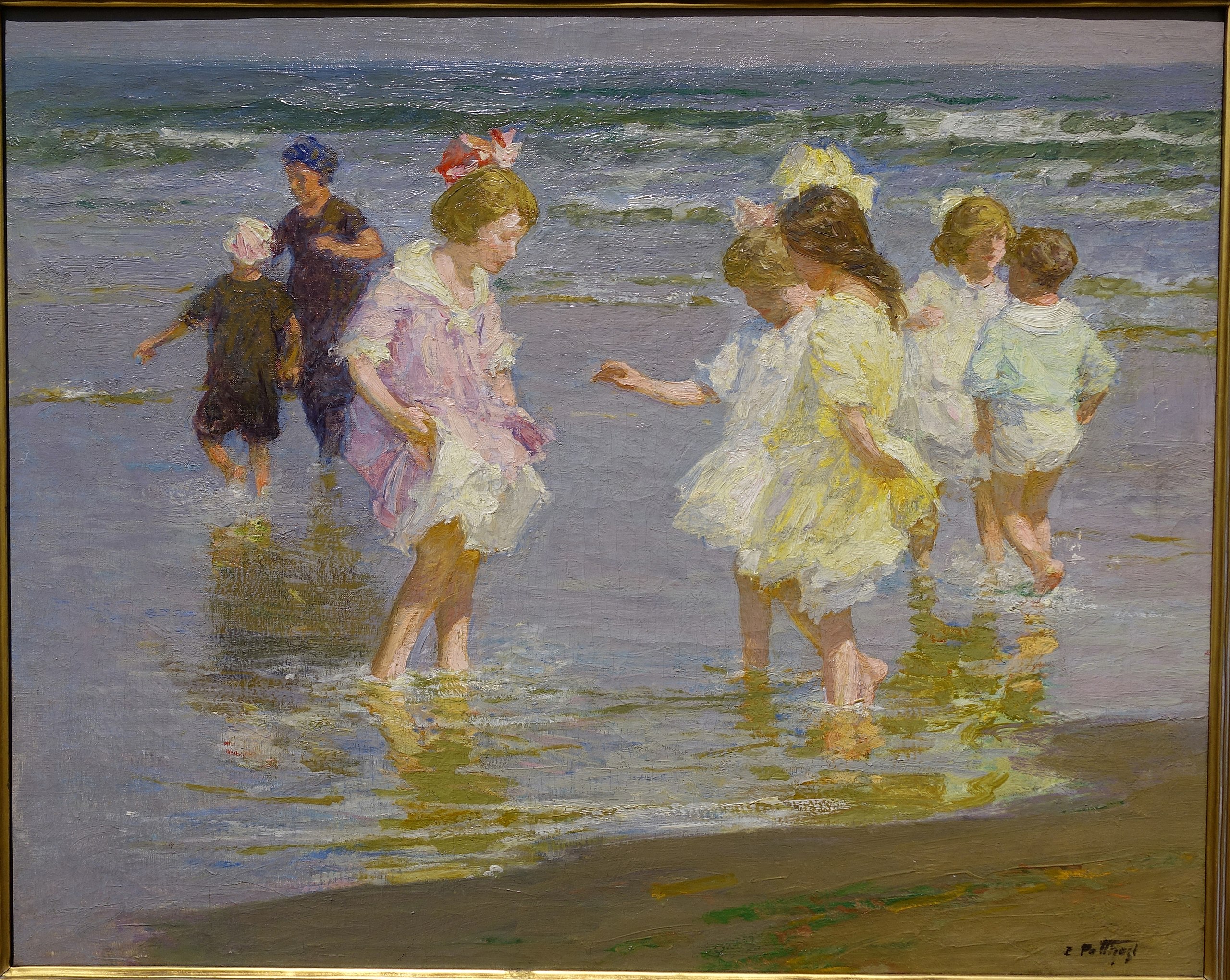 Children Wading