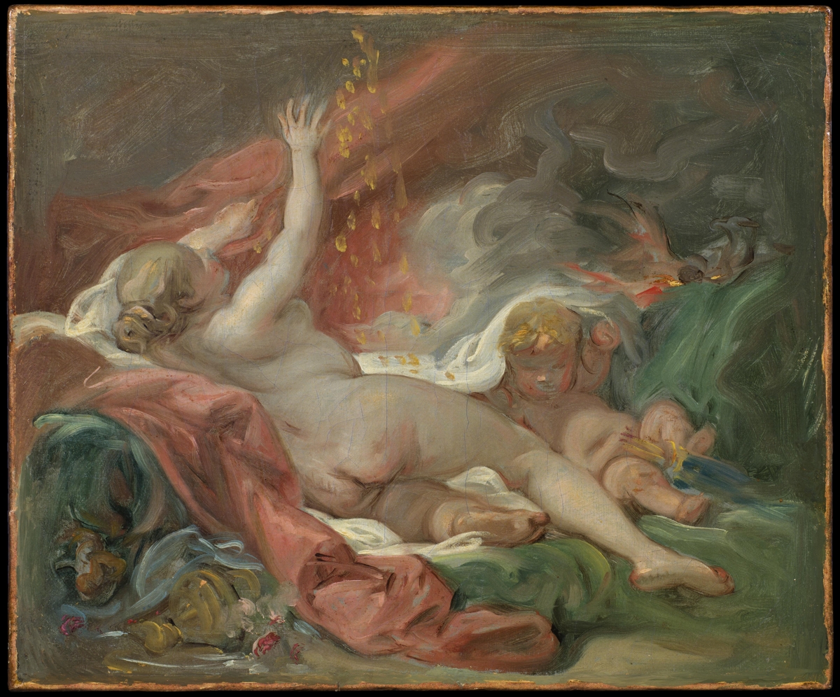 Danaë and the Shower of Gold. Study