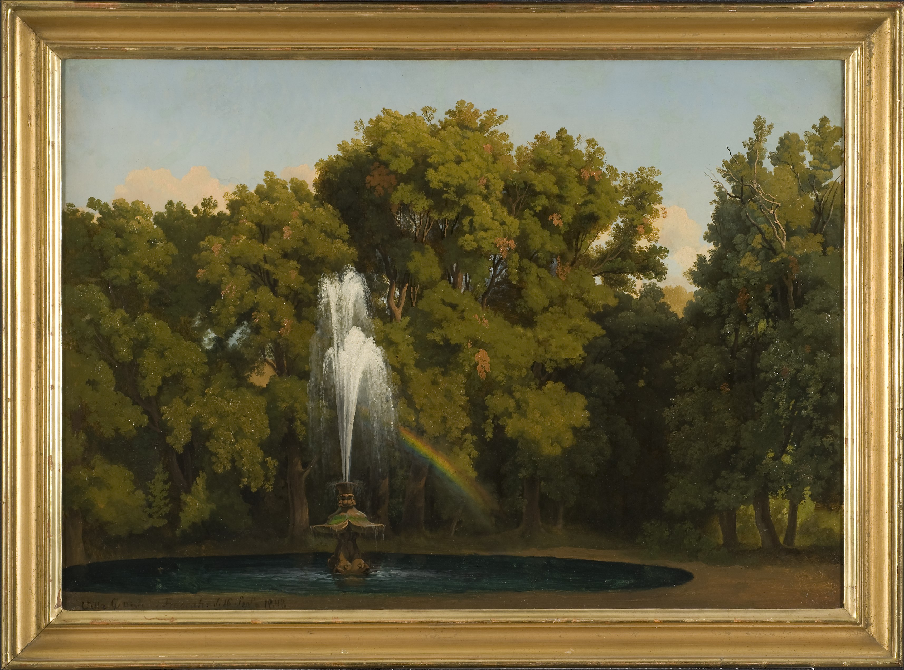 In the Park, Frascati. Study