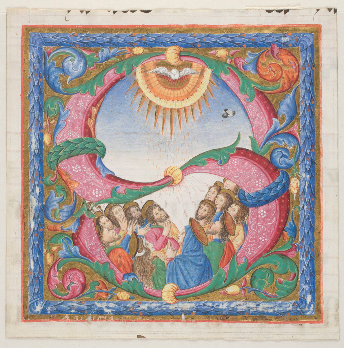 Fragment of a Leaf from an Antiphonal (S)