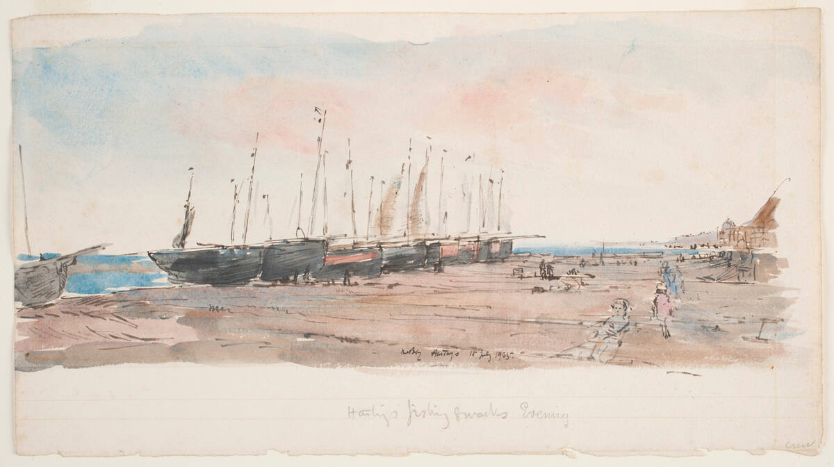 Hastings Fishing Smacks Evening