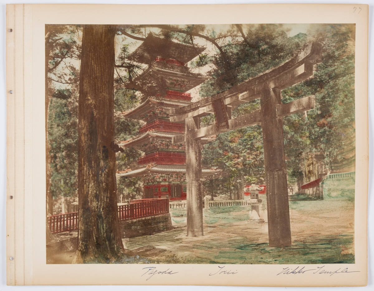 Pagoda, Torii, Nikko Temple