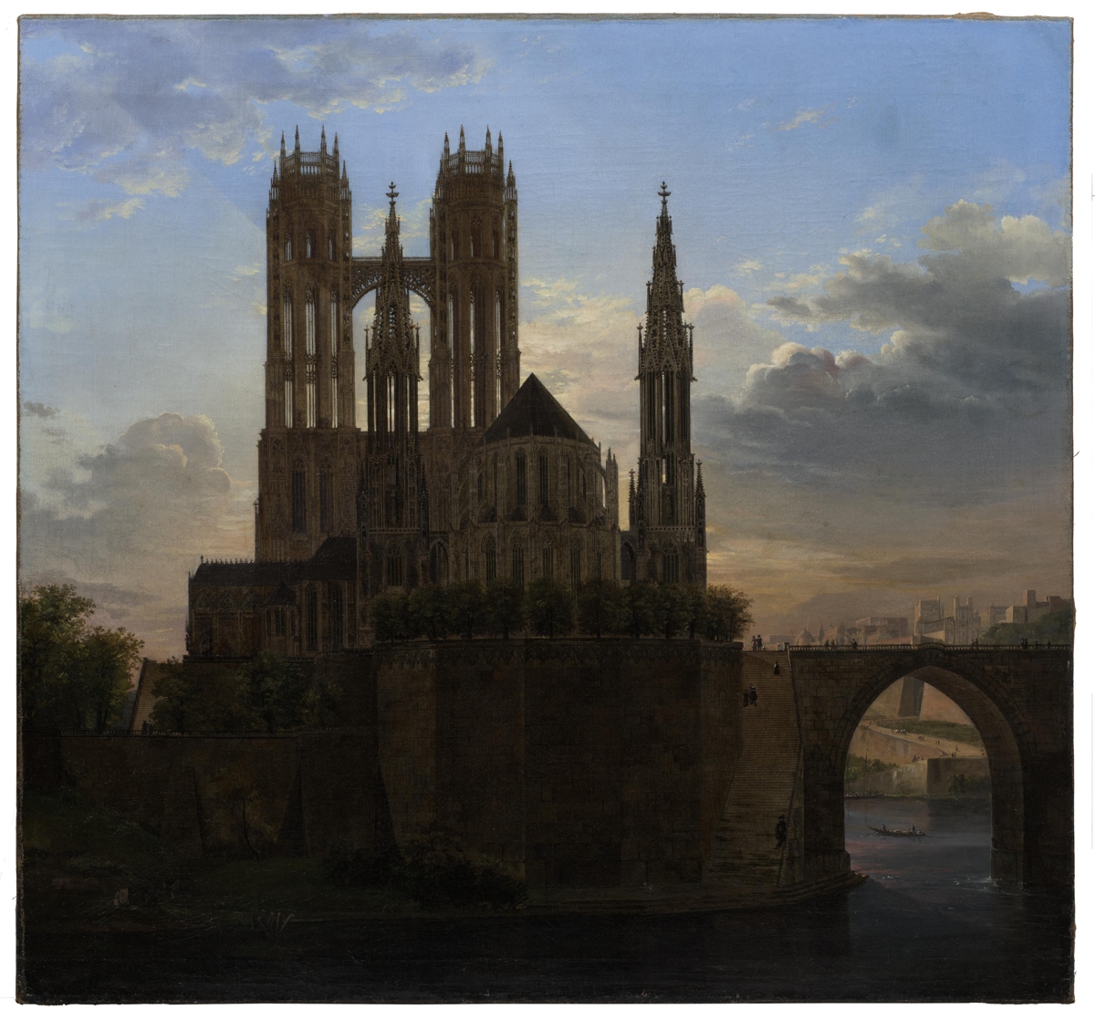 View of a Gothic Cathedral