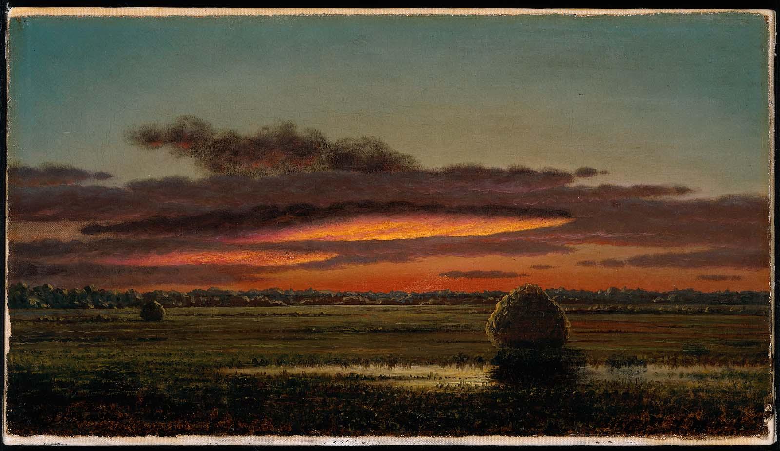 Sunset over the Marshes