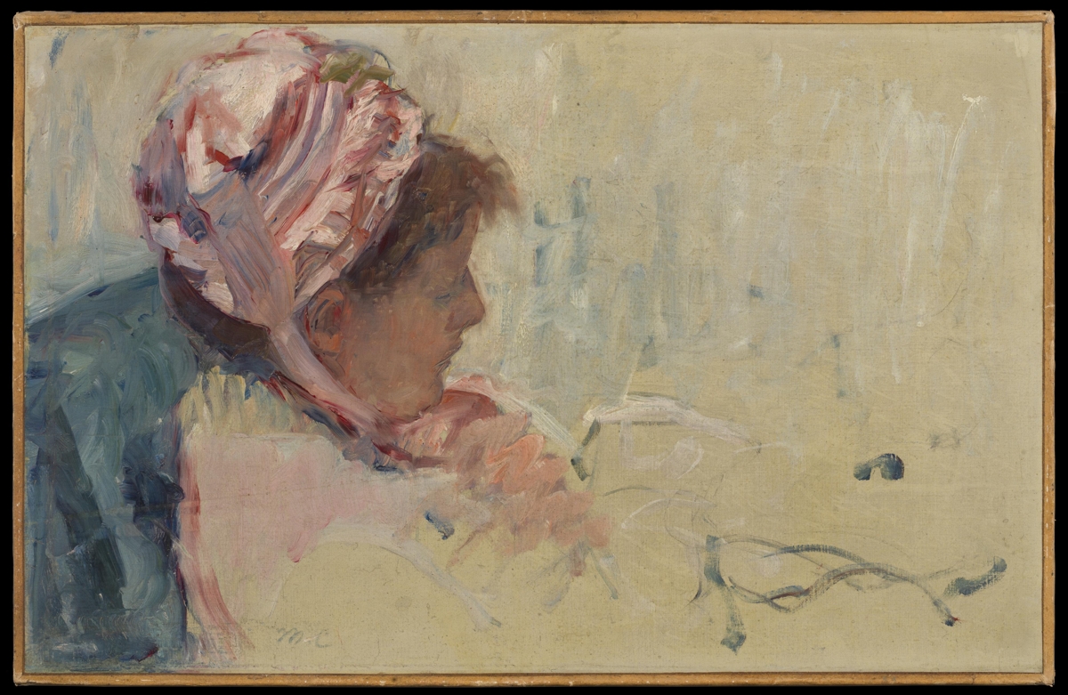Portrait of the Artist’s Sister Lydia. Study for ”The Cup of Tea”
