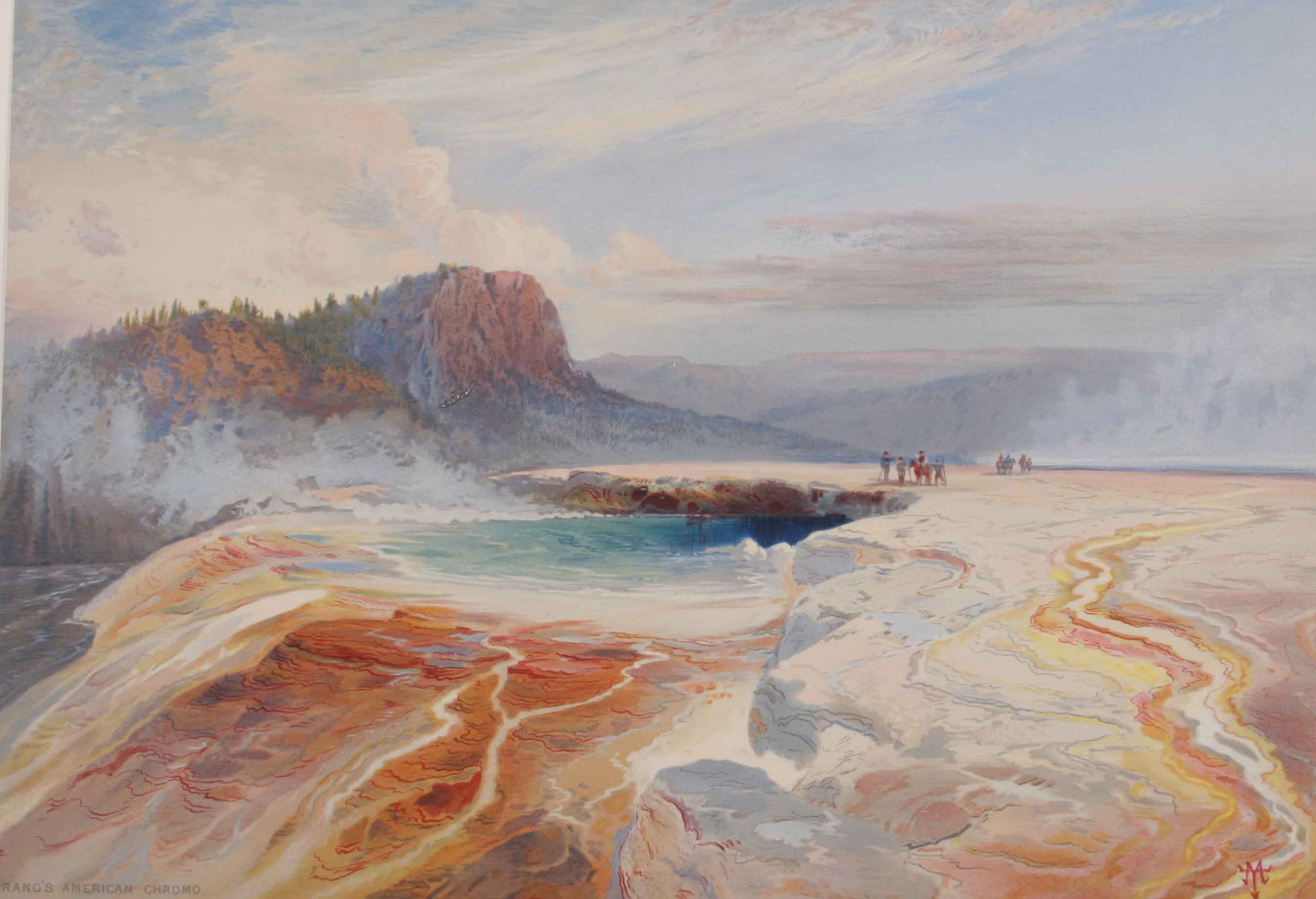 The Great Blue Springs of the Lower Geyser Basin