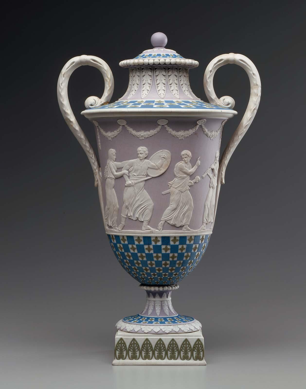 Vase depicting Achilles in Scyros among the daughters of Lycomedes