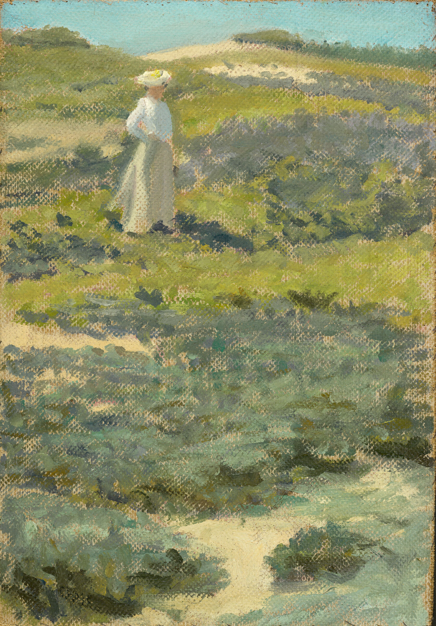 Woman Standing in a Landscape