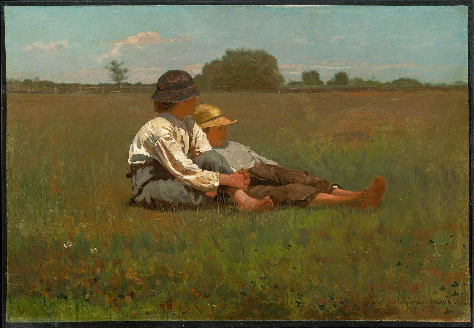 Boys in a Pasture